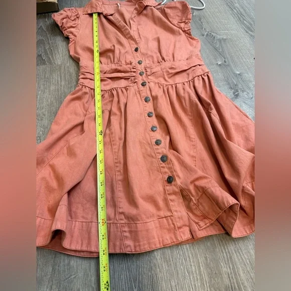 Free People Chester Dress in Lightest Rose- Medium - Picture 8 of 10